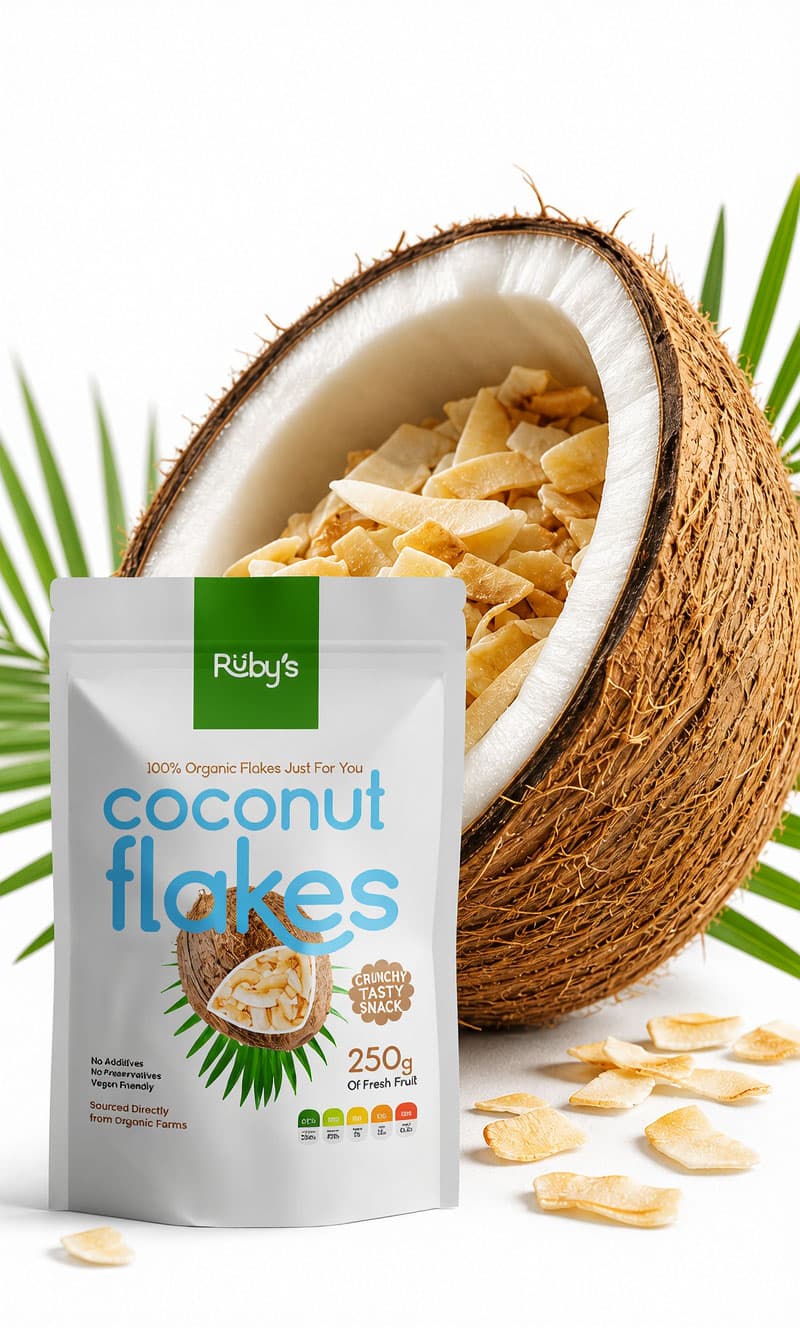 Coconut flakes, 250g