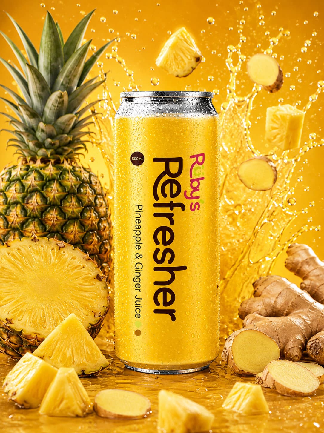 Ruby's Pineapple & Ginger Refresher