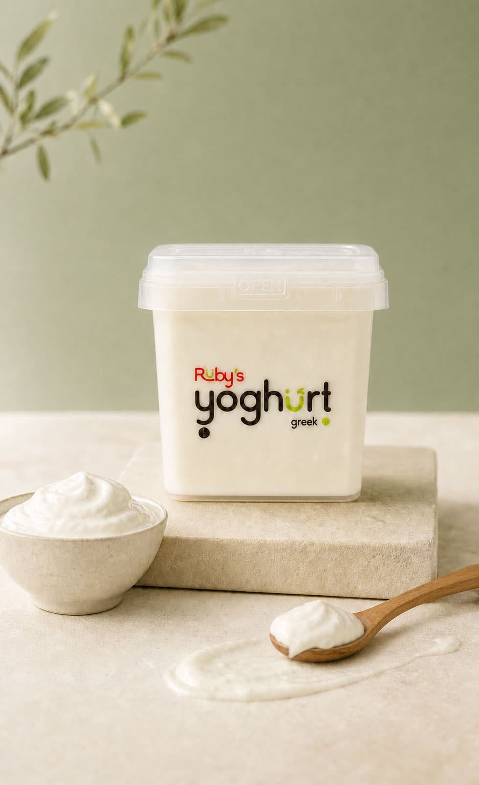 Ruby's Greek yoghurt tub